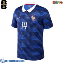 Fotballdrakt Herre Frankrike Adrien Rabiot #14 Hjemmedrakt VM 2026 Kortermet